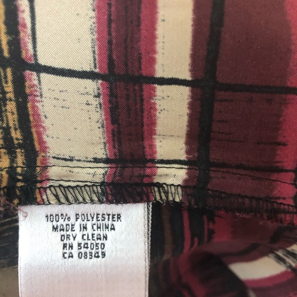 Kasper Multicolor Top and White Skirt Set - Picture 8 of 10